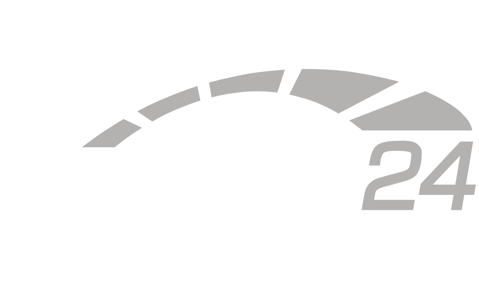 P24 logo white